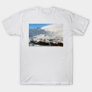 Courchevel 3 Valleys French Alps France T-Shirt